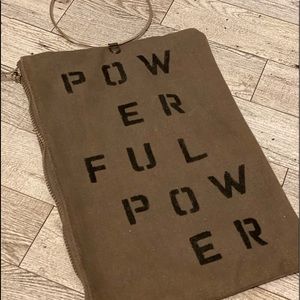 KBD Studios Handmade Canvas clutch or crossbody